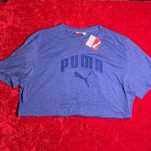 Puma Blue Graphic T-shirt SS - XXL